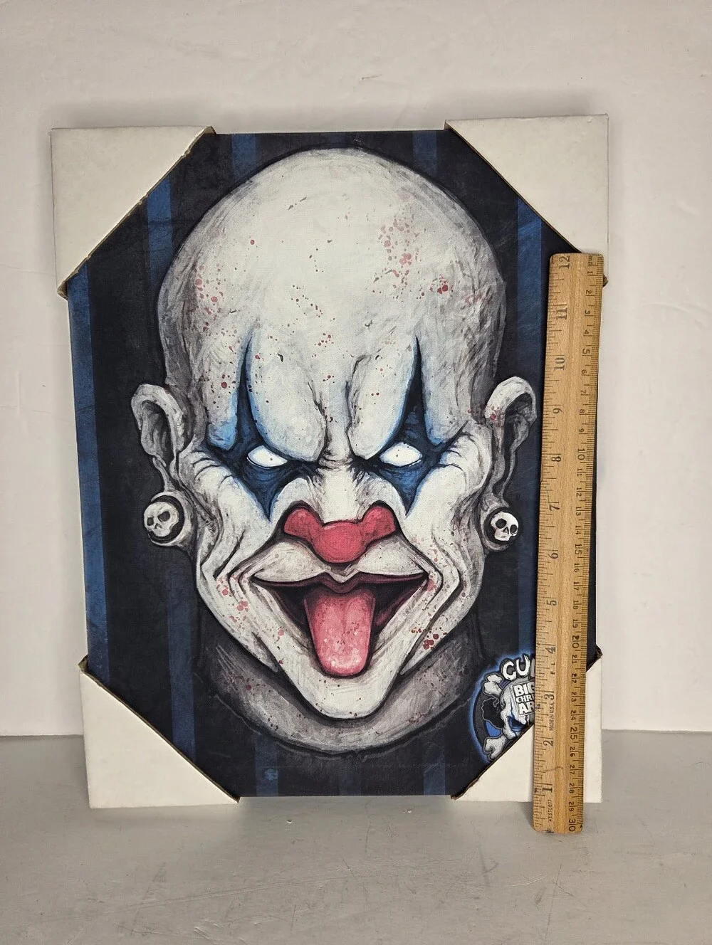 Cult Art Killer Creepy Clown Wall Art Halloween Decor Funhouse Carnival Horror